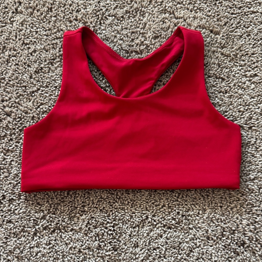 DSG Red Racerback Workout Bra